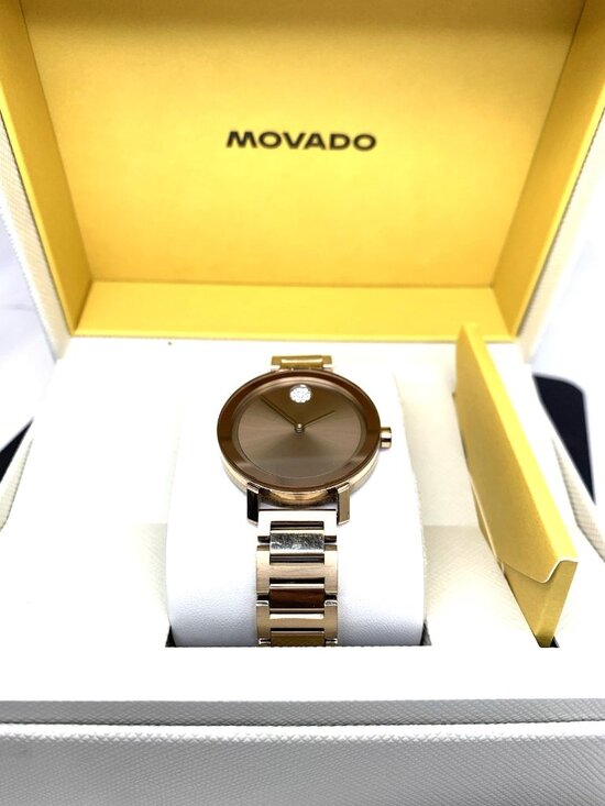 Movado Women\'s Watch 3601107 Bold Swiss Quartz Rose Gold Stainless Steel 34mm main image 5